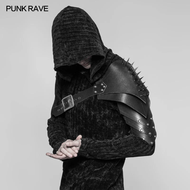 WS-276 Powerful Punk Accessories Cone Nail Leather Armor - Image 2