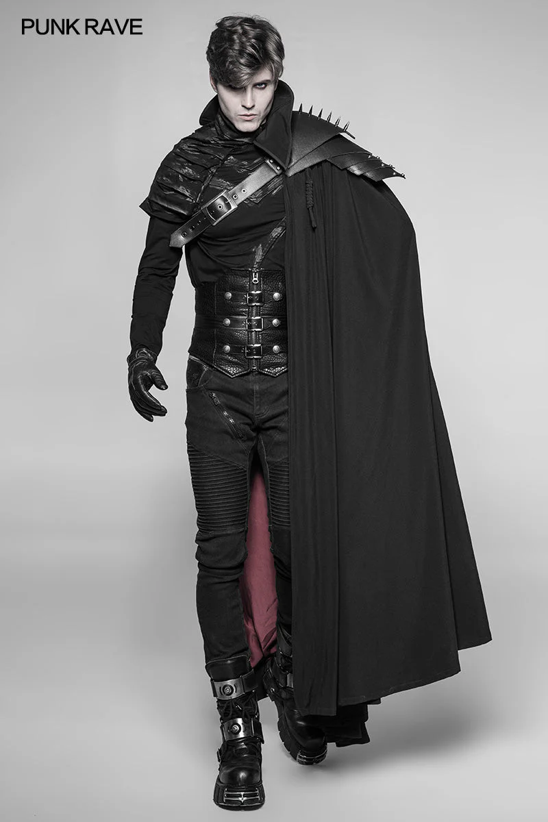 WS-276 Powerful Punk Accessories Cone Nail Leather Armor - Image 6
