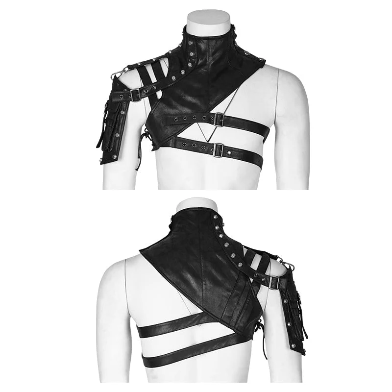 S-207 Punk Accessories Soldier Close-fitting Male Shoulder Armor - Image 4