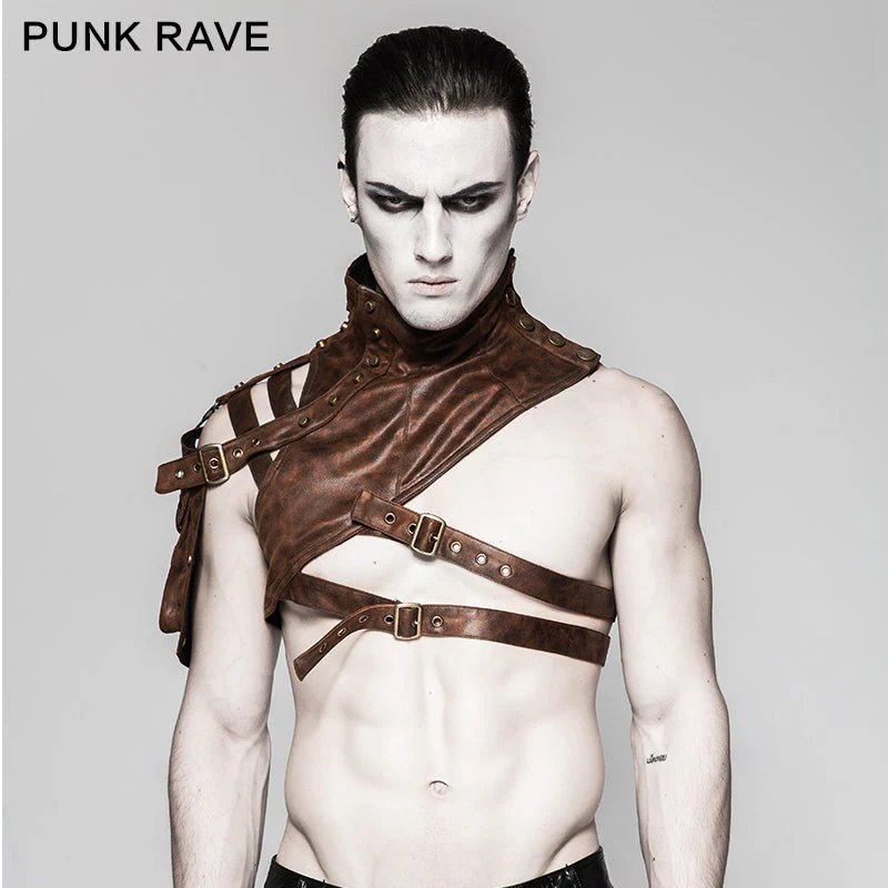 S-207 Punk Accessories Soldier Close-fitting Male Shoulder Armor - Image 6