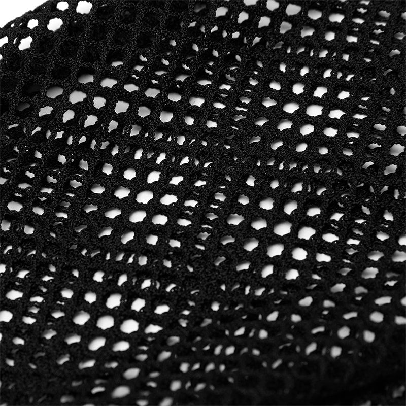WS-421SSF Punk daily rhombus mesh gloves - Image 3