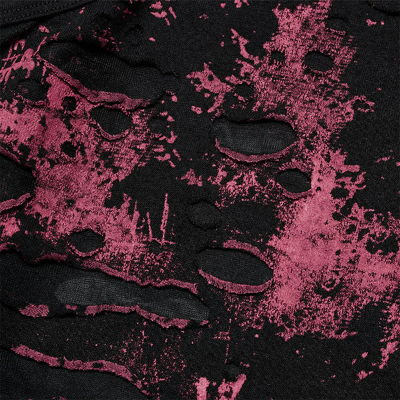 WT-716BXM Punk Daily Wear Printing Sleeveless T-shirt - Image 5