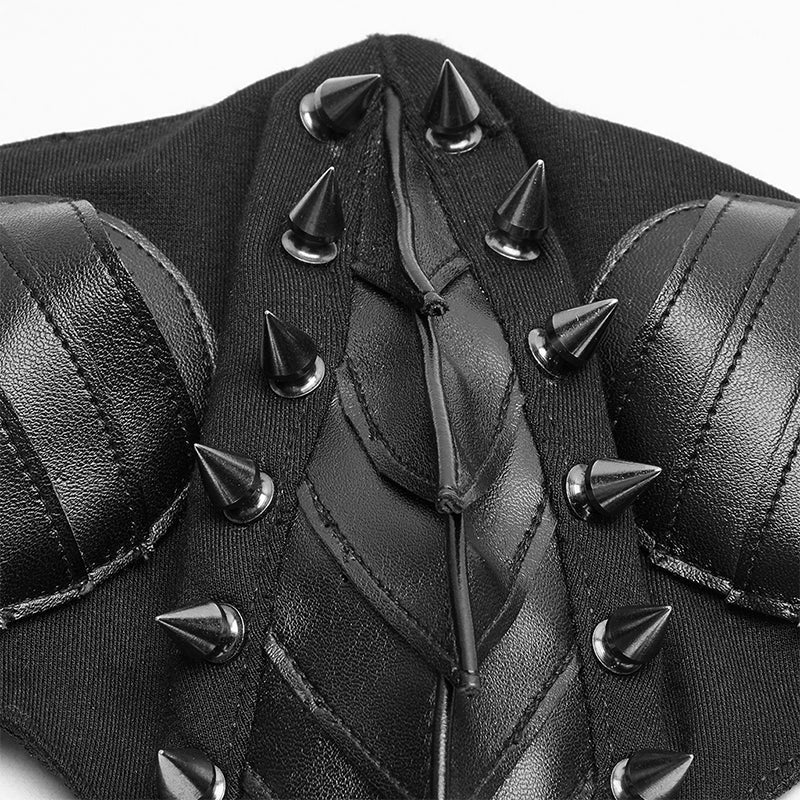 WS-300 Punk Dark Mask For Male And Female With Studded Decoration - Image 10