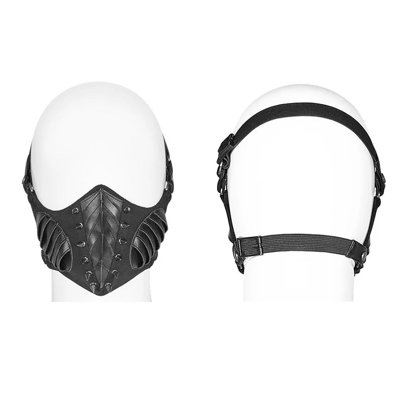 WS-300 Punk Dark Mask For Male And Female With Studded Decoration - Image 5