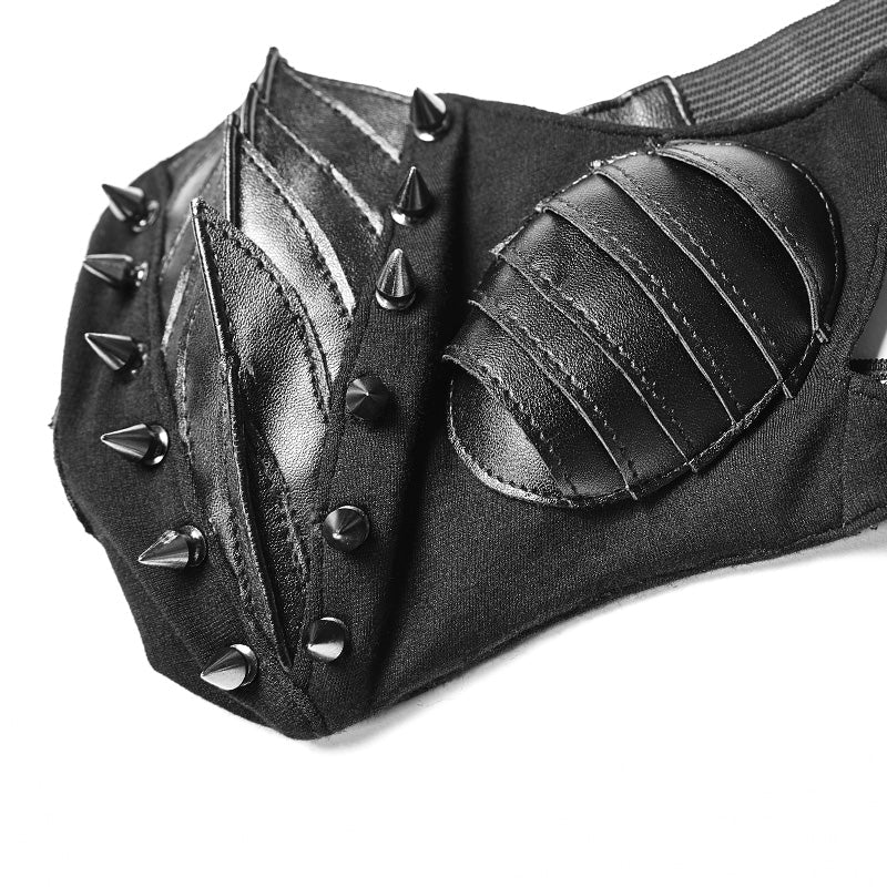 WS-300 Punk Dark Mask For Male And Female With Studded Decoration - Image 6