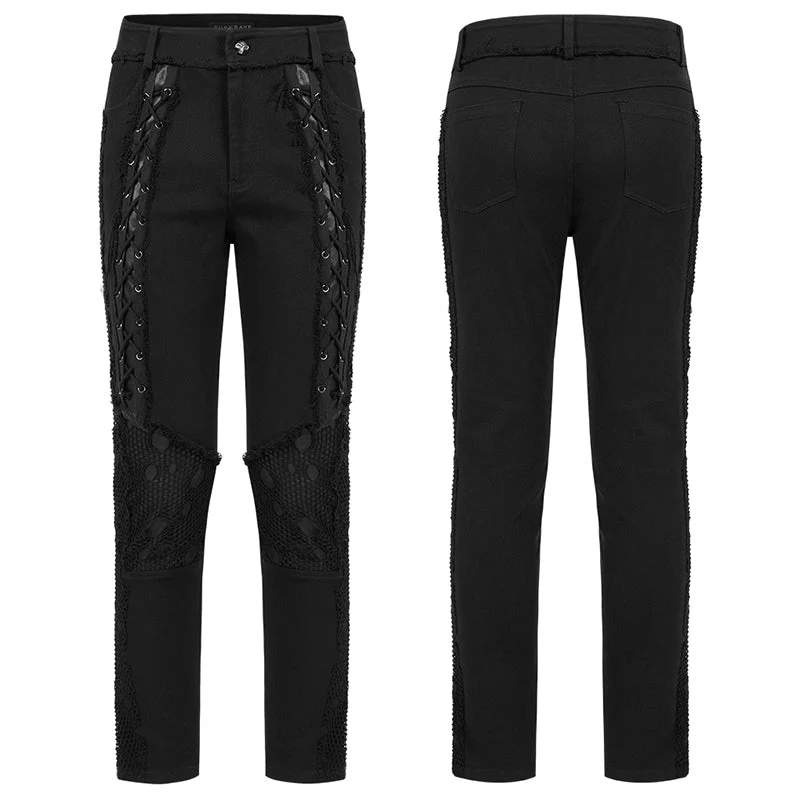WK-472 Punk Elastic Woven Long Pant - Image 4