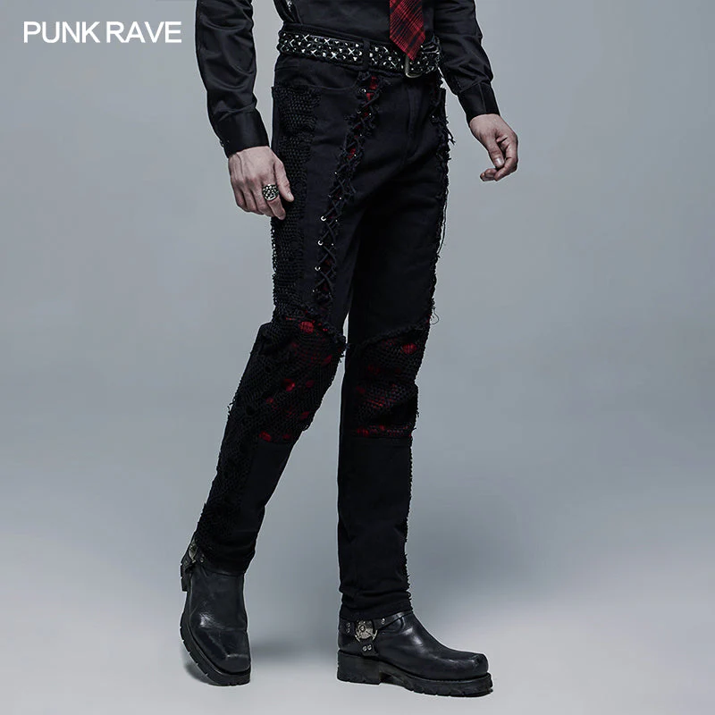 WK-472 Punk Elastic Woven Long Pant - Image 7