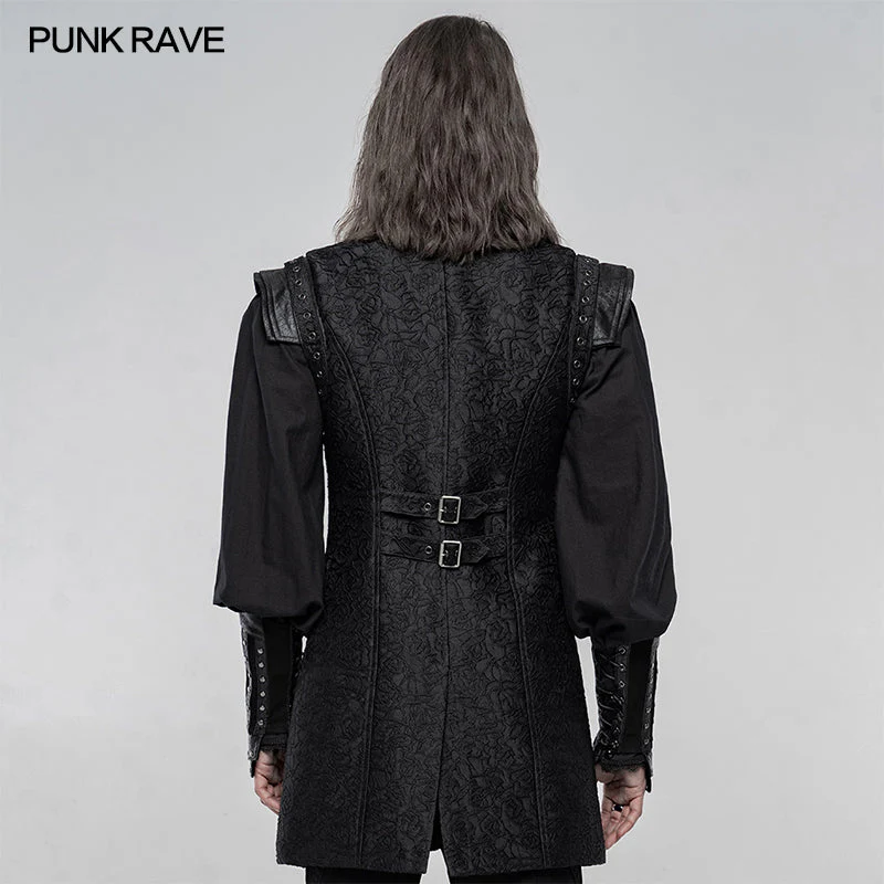 WY-1255MJM Punk Hanfu Medium-length waistcoat - Image 3