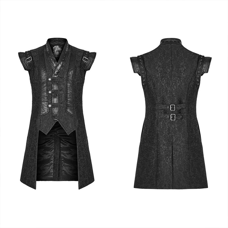 WY-1255MJM Punk Hanfu Medium-length waistcoat - Image 4