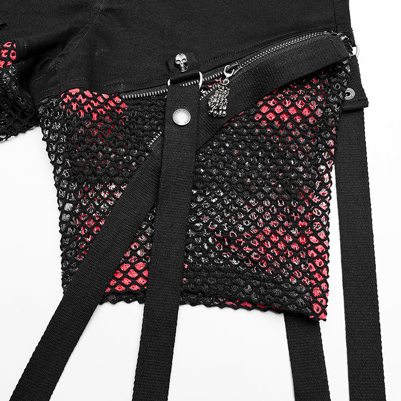 WK-540XCF Punk irregular flared detachable trousers - Image 5