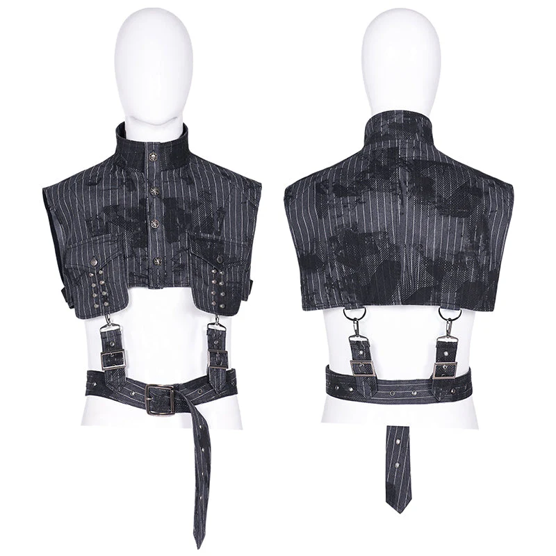 WY-1288DQM PUNK mens short shirt - Image 8