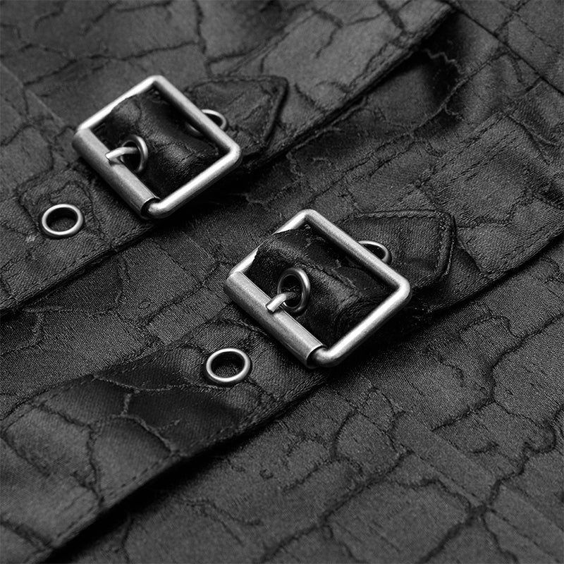WY-1254MJM Punk mid-length vest - Image 3