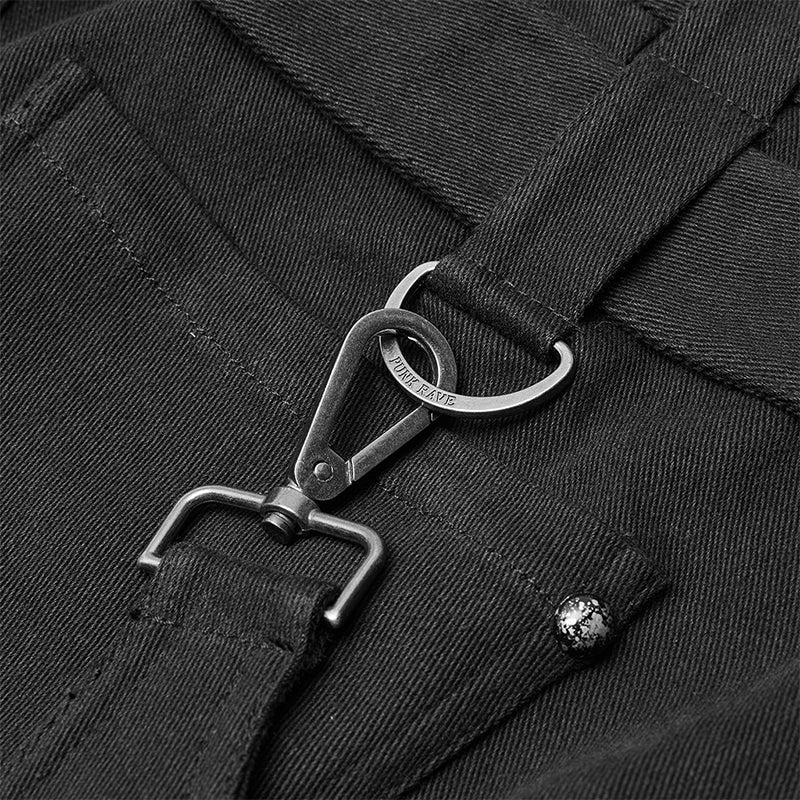 WK-433XCM Punk Personality Elastic Trousers - Image 5
