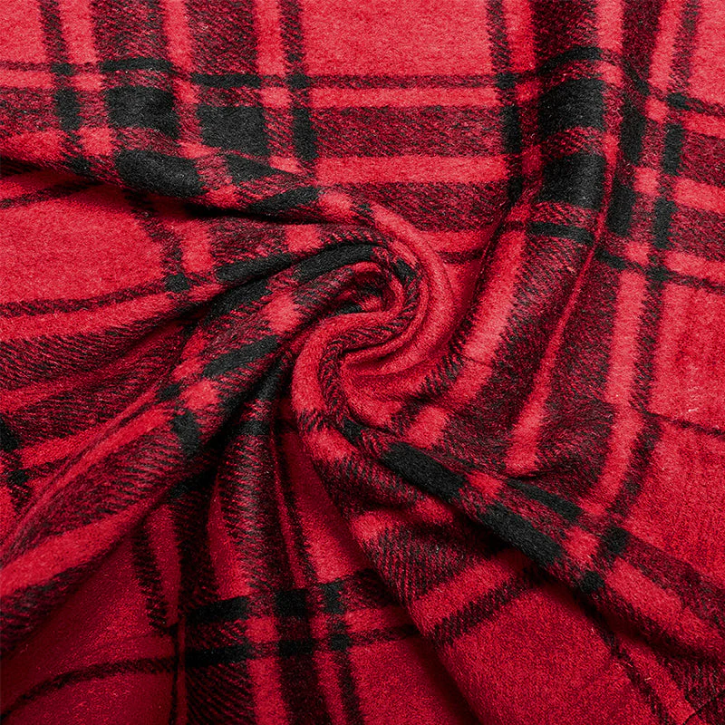 Punk Rave OPQ-1318DQF Comfortable And Warm Plaid Splicing Cool Skirt - Image 5