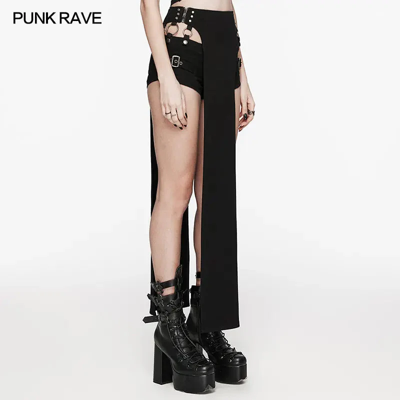 Punk Rave WK-618XDF Removable Strap Sexy Punk Stretch Fantasy Punk Cool Shorts Suit - Image 7