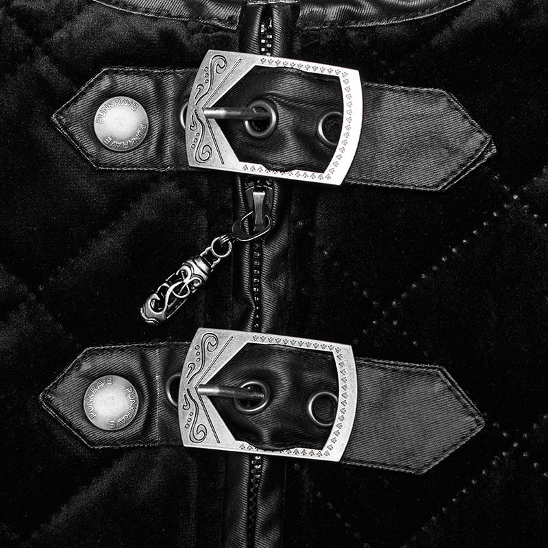 Punk Rave WY-1440MJM Inter-Cotton Warm Goth Vest - Image 5