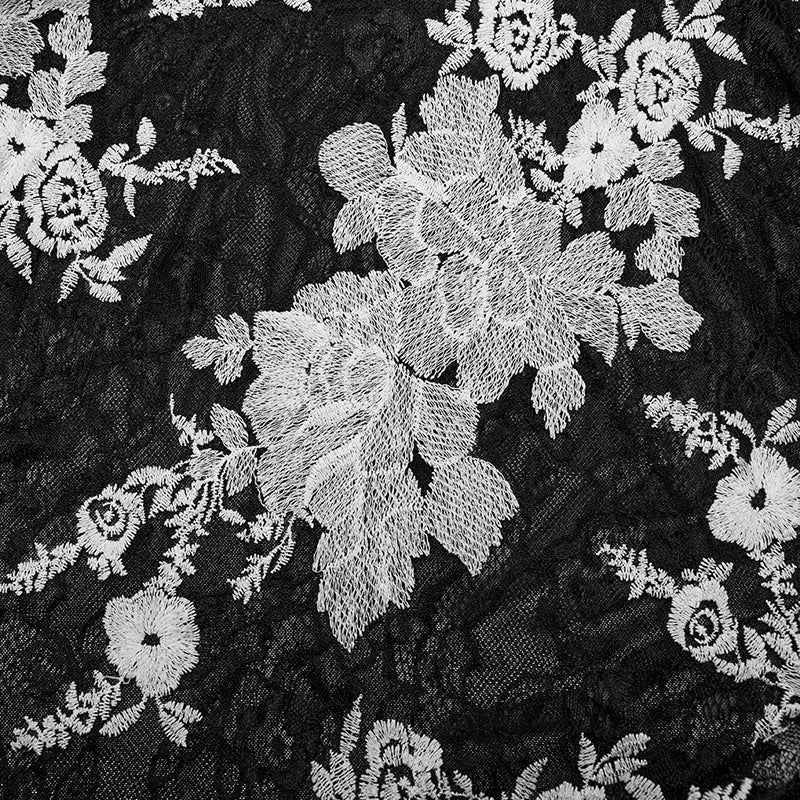 Punk Rave WY-1592CCM Gorgeous Mens Goth Floral Shirt - Image 19