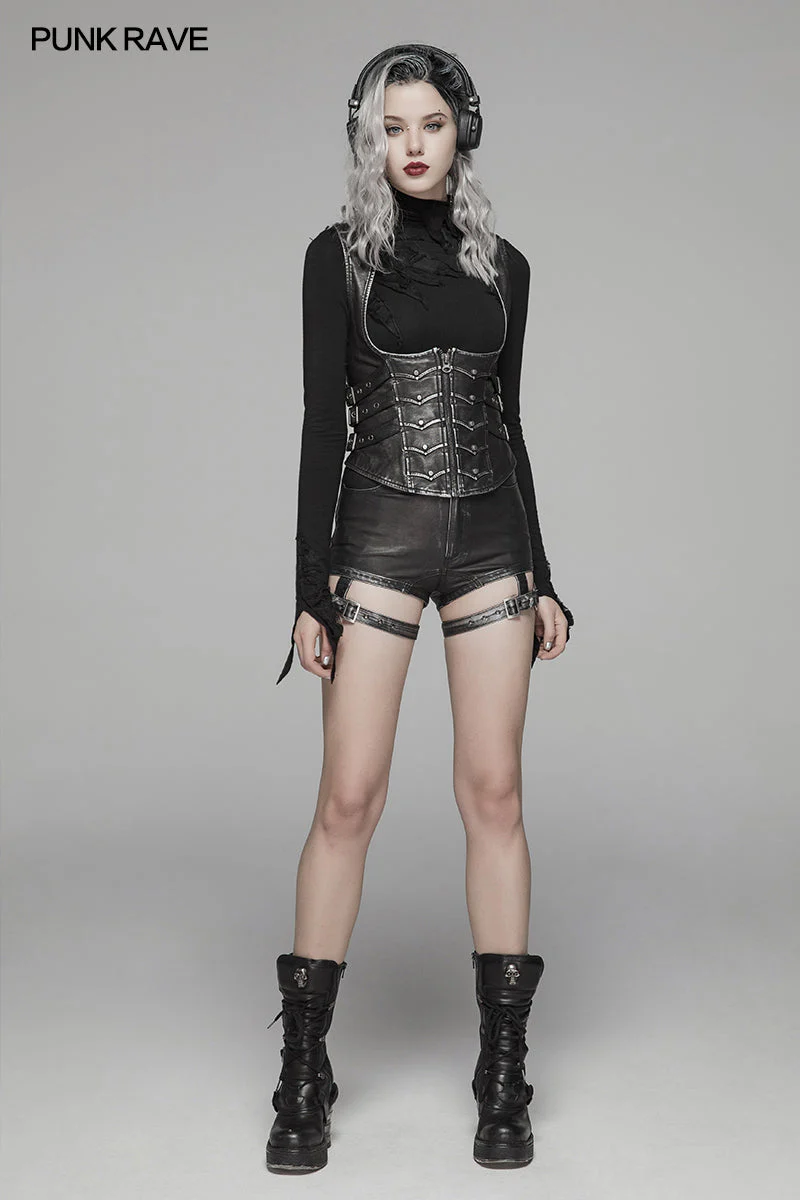 WY-1033 Punk Shapewear Waistcoat - Image 6