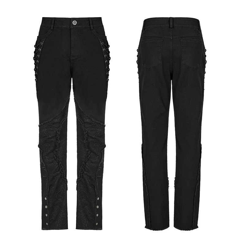 WK-553XCM Punk spider mesh pants - Image 9