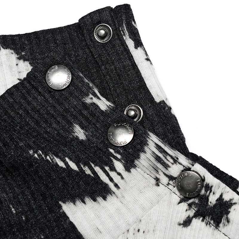 WT-734TCM Punk tie-dyed pullover T-shirt - Image 10
