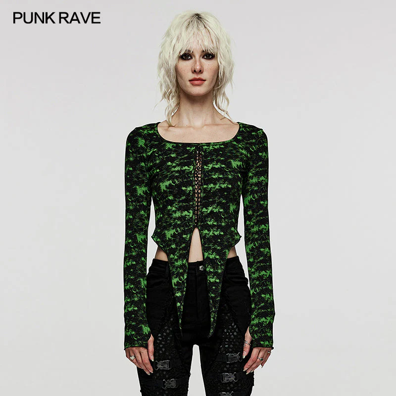 Punk Unique irregular Daily T-shirt - Image 6