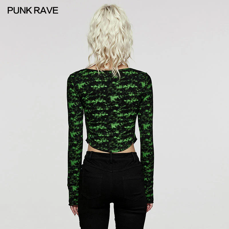 Punk Unique irregular Daily T-shirt - Image 8