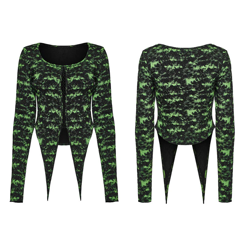 Punk Unique irregular Daily T-shirt - Image 9