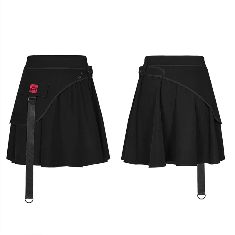 RQ-003BQ Punk waist-sealing pleated skirt - Image 9