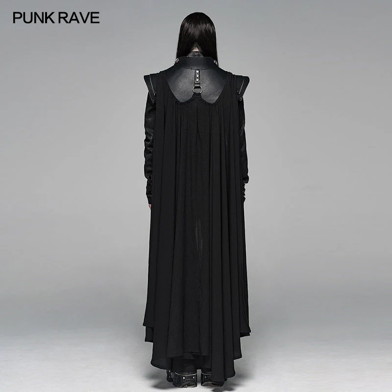 WY-1106 Punk Warrior Cloak Armor Long Coat - Image 3