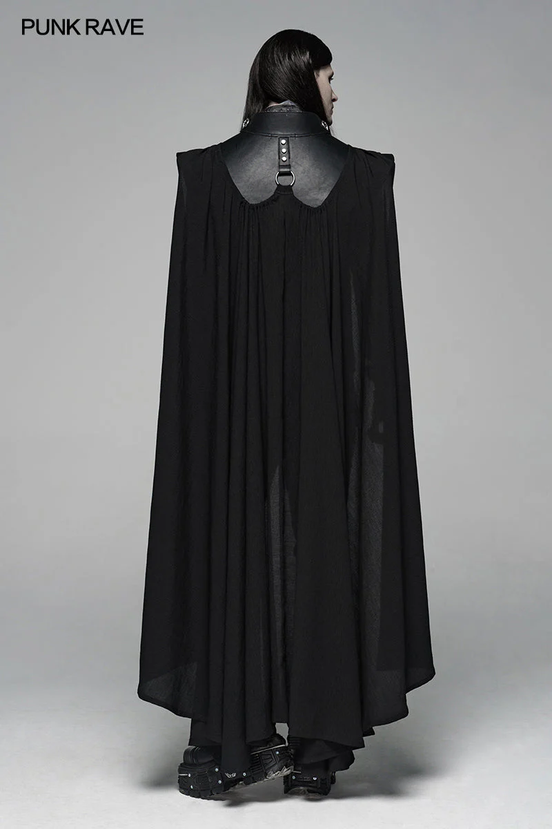 WY-1106 Punk Warrior Cloak Armor Long Coat - Image 6