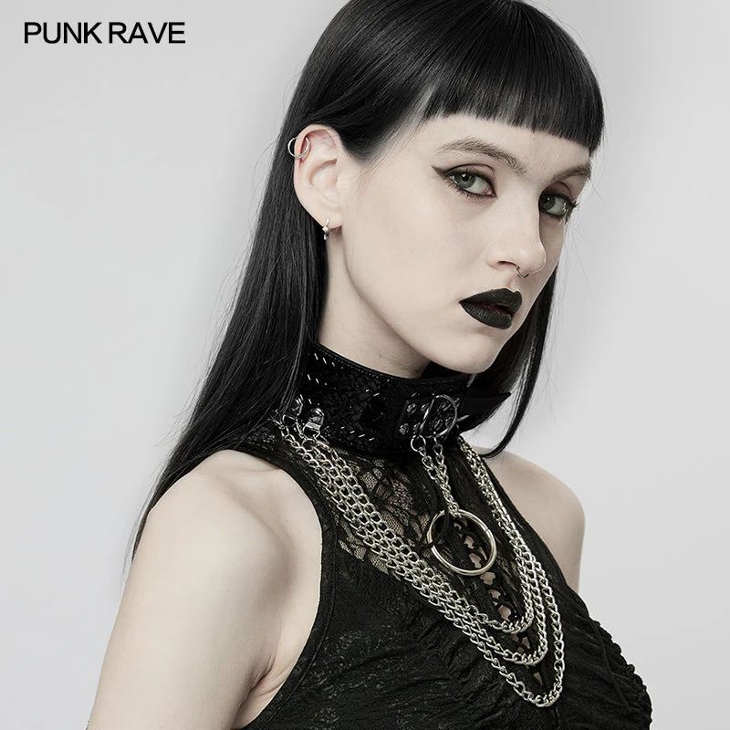 WS-539LHF Punk wild python grain choker - Image 3