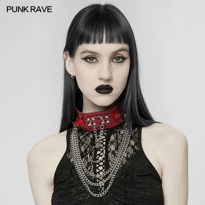 WS-539LHF Punk wild python grain choker - Image 7