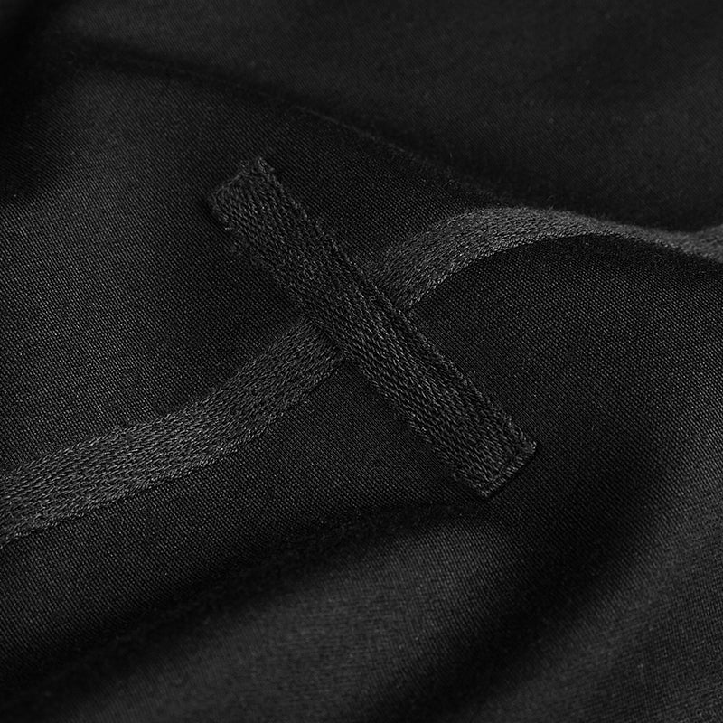 PT-102 Roll Dark Small Stand Collar Cross Minimalist Punk Vest - Image 5