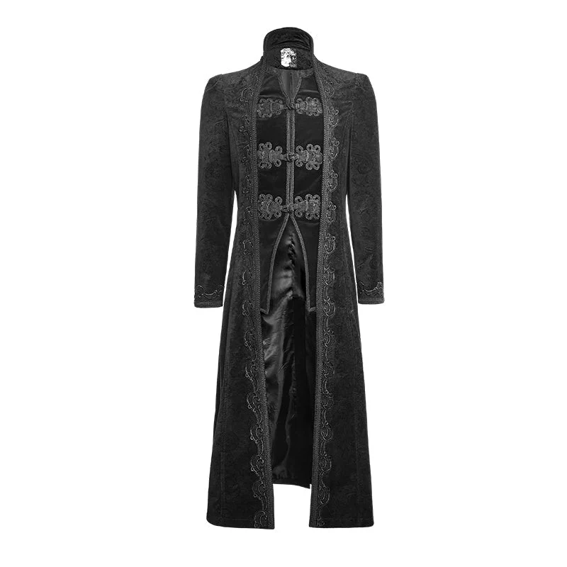 Y-651 Rock Gorgeous Vintage Gothic Trench Coats - Image 4