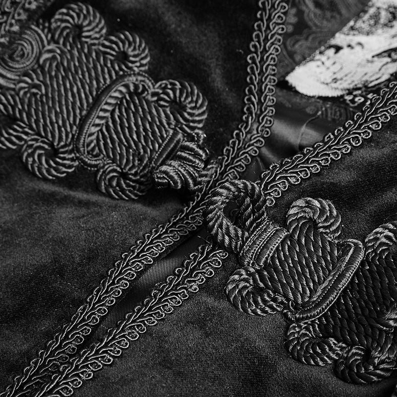 Y-651 Rock Gorgeous Vintage Gothic Trench Coats - Image 5