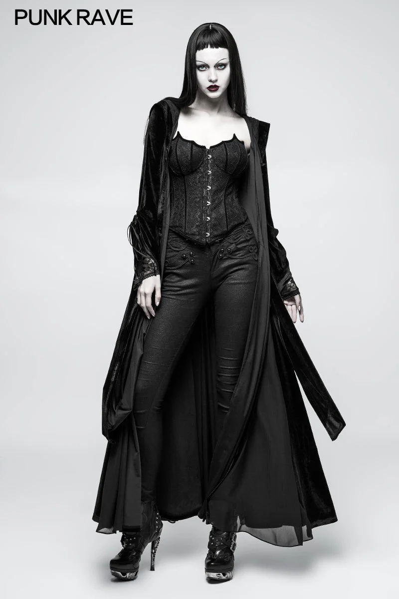 Y-779 Sexy Woven Bat Adjustable Gothic Accessories Corset For Women - Image 12