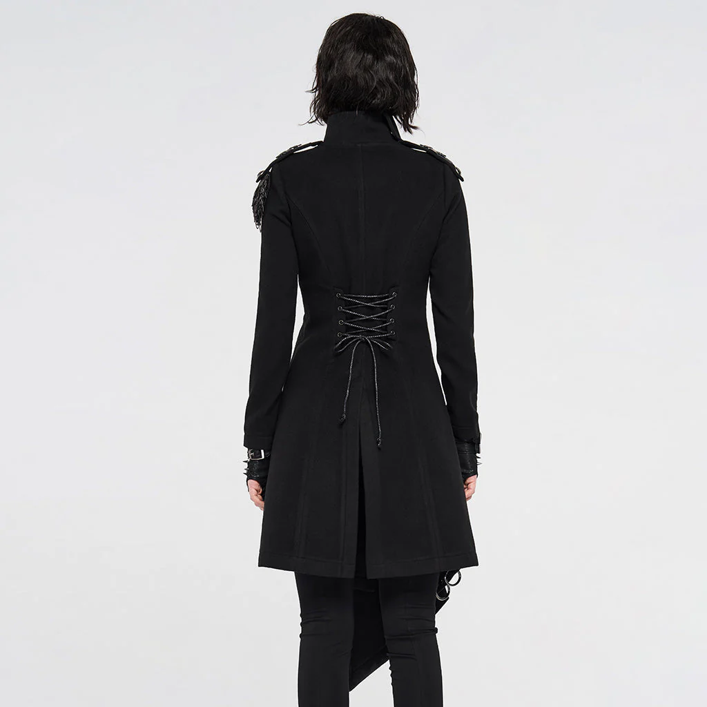 WY-1198ECF Simple Military Uniform Woolen Coat - Image 3