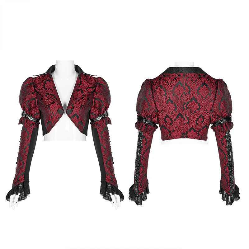 WY-1133XDF Steampunk desperate crisis short coat - Image 9