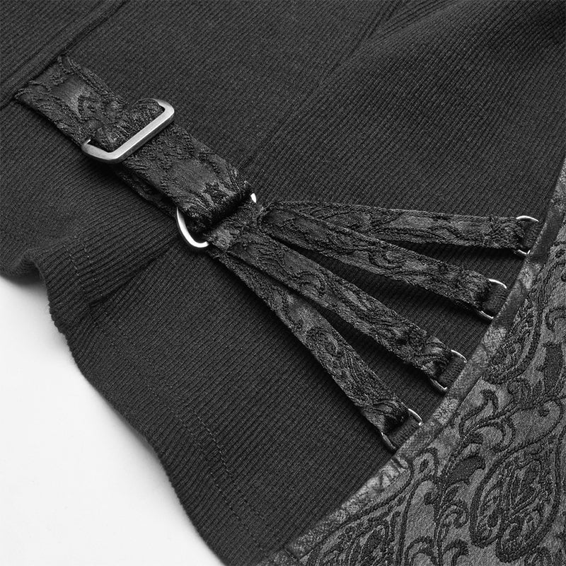 WY-1037 Steampunk Jacquard Waistcoat - Image 5