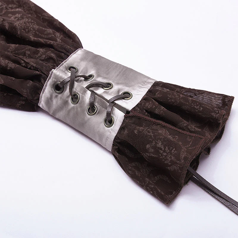 WY-1123CCF Steampunk Plants and Magic Painted Shirts - Image 9