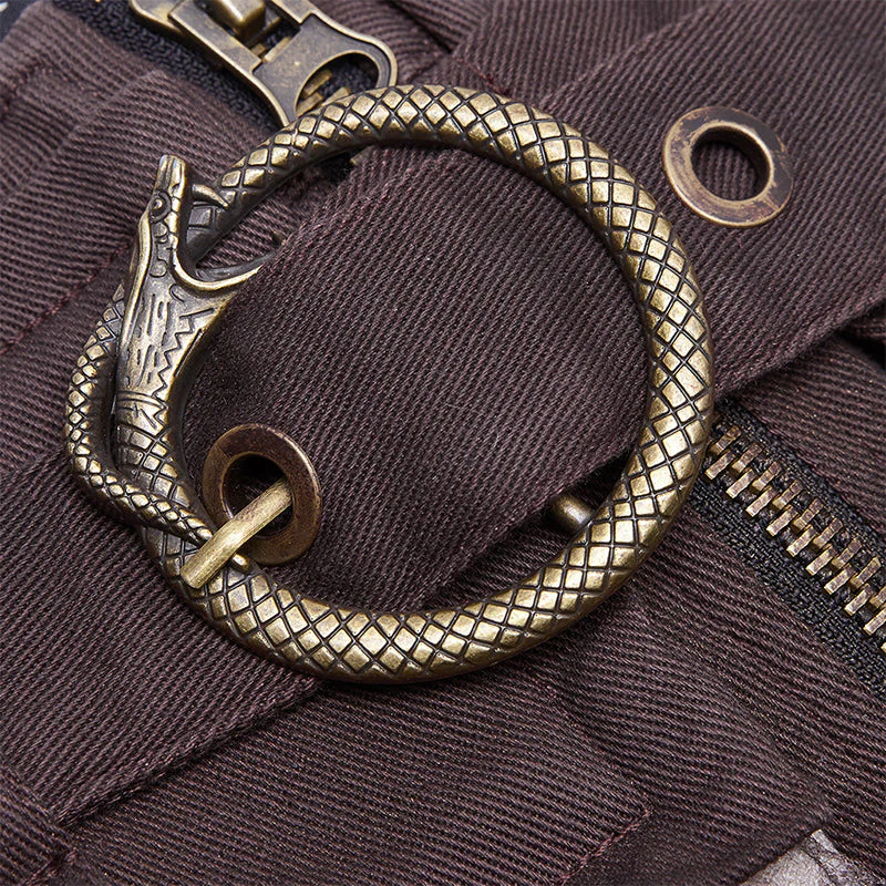WK-400XDF Steampunk viper stonewashing shorts - Image 11