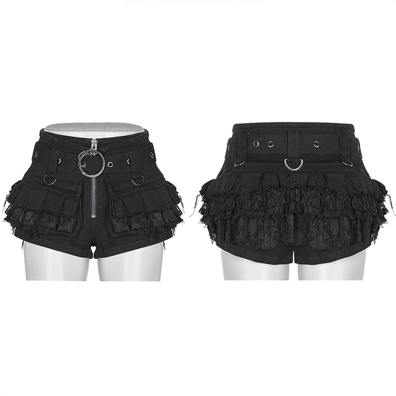 WK-400XDF Steampunk viper stonewashing shorts - Image 4