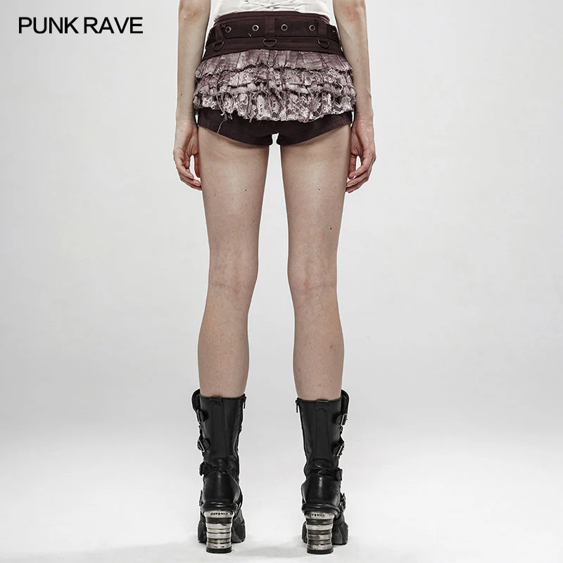 WK-400XDF Steampunk viper stonewashing shorts - Image 9