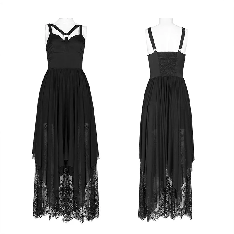 OPQ-716LQF Strap decorative lace dress - Image 4