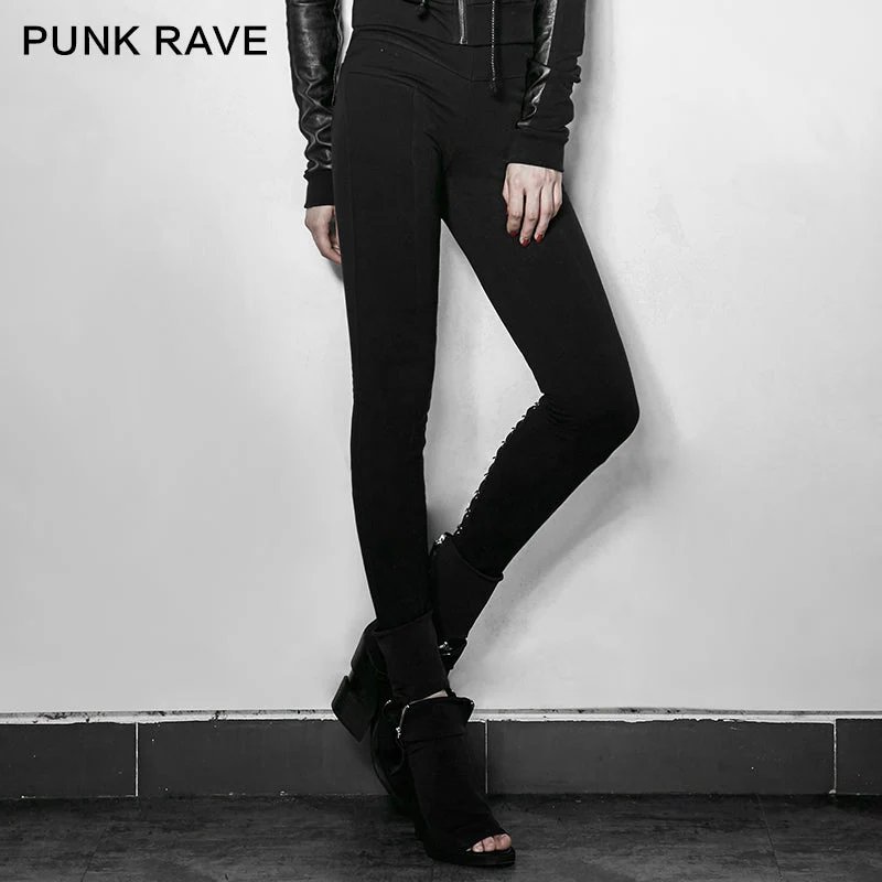 PK-102 Super Slim Multiple Segmentation Split Ends Tights Punk Pants - Image 6