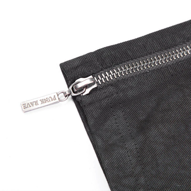 K-181 Tight Gothic Pants/legging With Wonderful Branch Printed Pattern - Image 5