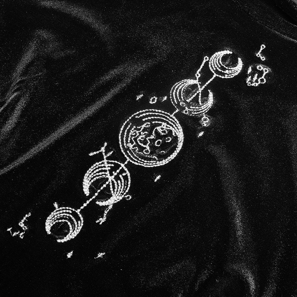OPQ-427LQF Velvet Japanese Embroidery Dress - Image 5