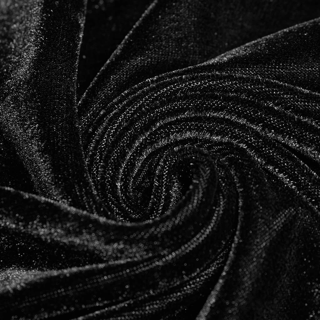 OPQ-427LQF Velvet Japanese Embroidery Dress - Image 7