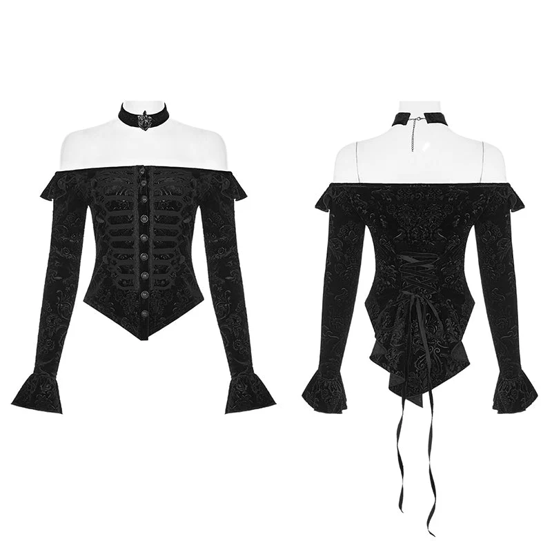 WY-1220CCF Victoria royal palace Velvet shirts - Image 4