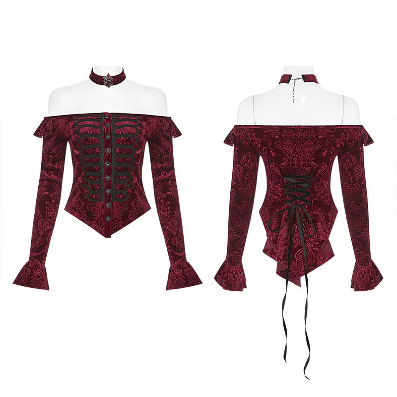 WY-1220CCF Victoria royal palace Velvet shirts - Image 9